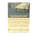 Placa aluminio anuncio Kodak Kodacolor
